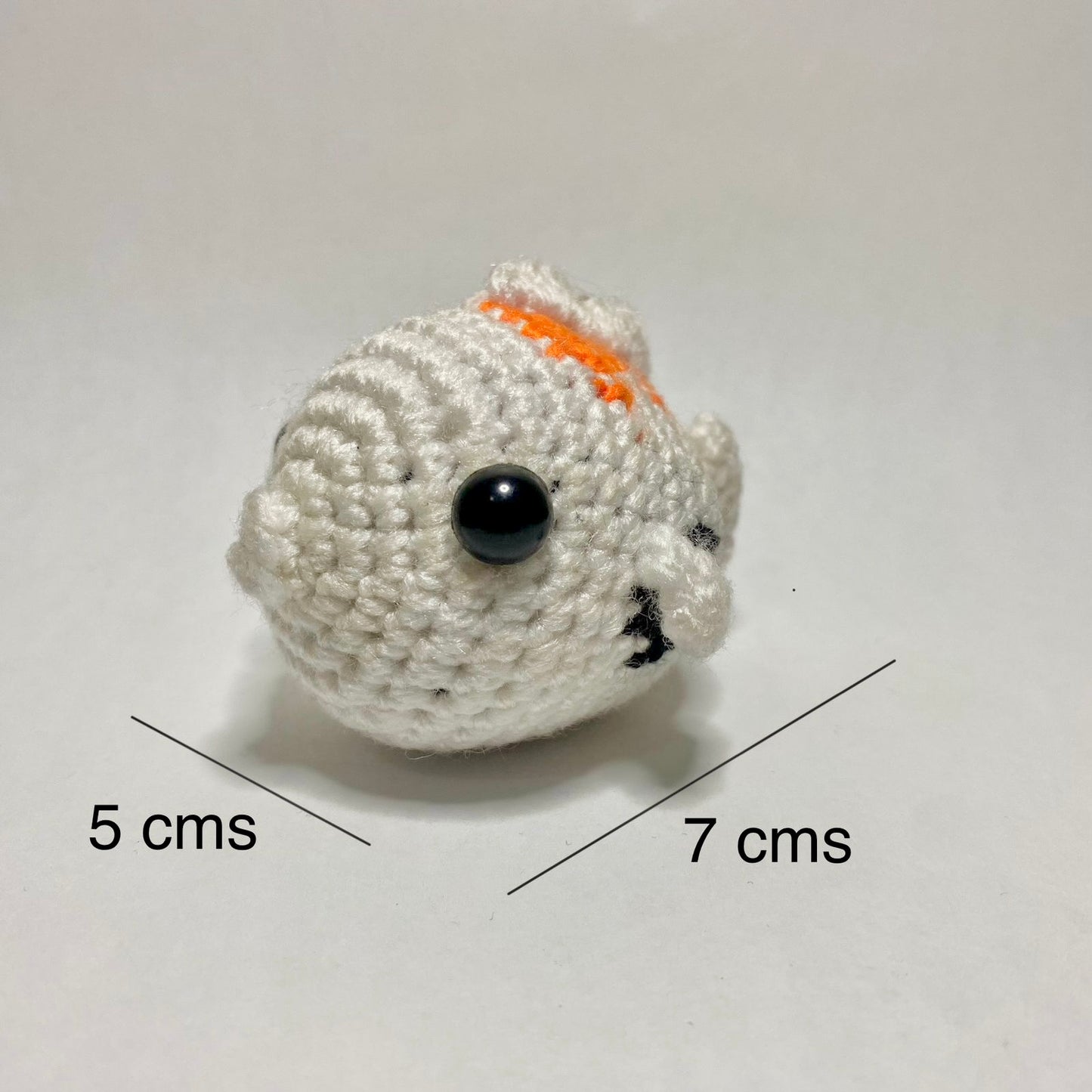 Llavero de Crochet Pez Koi