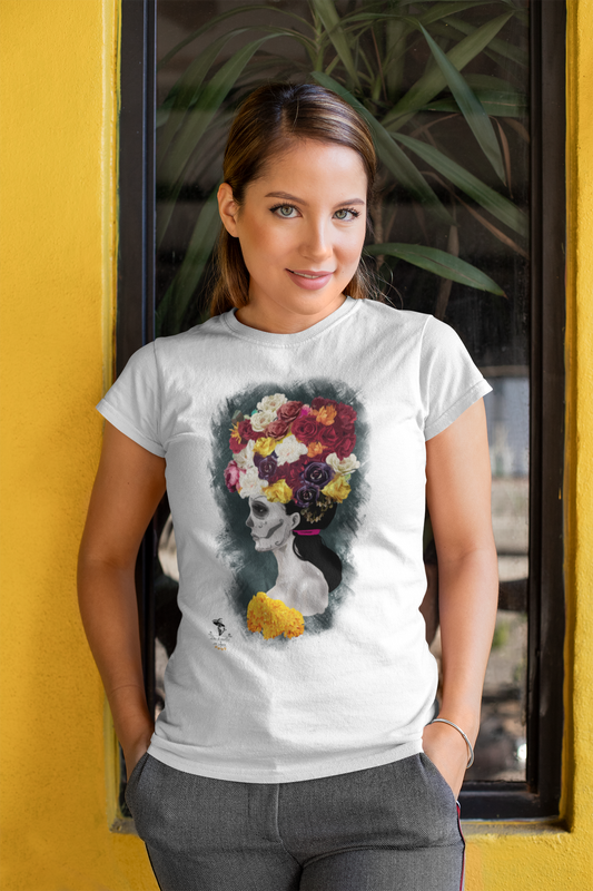 Playera Blanca Catrina