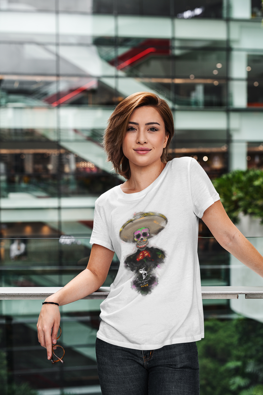 Playera Blanca Charro