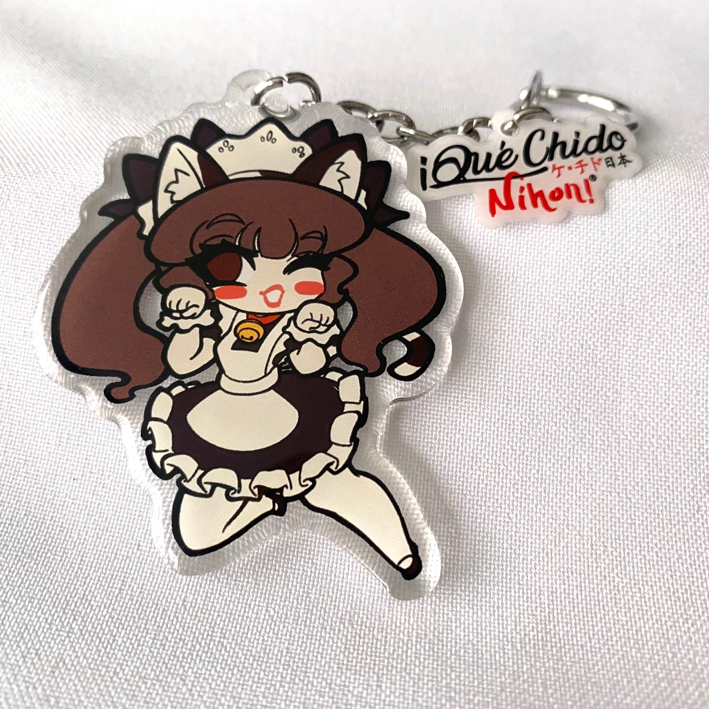 Llavero Gatita Maid Café
