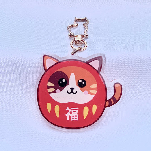 Llavero Darumiau Gato Pardo