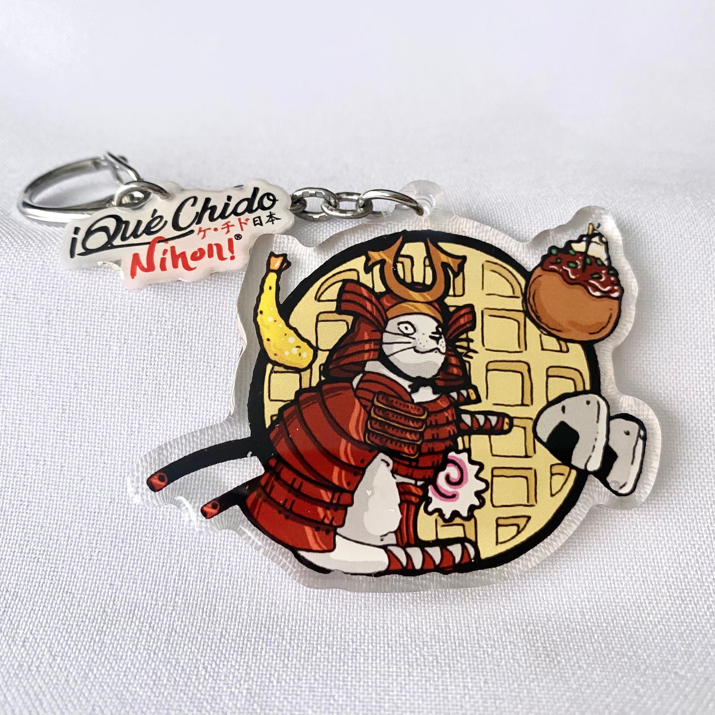 Llavero Gato Samurai