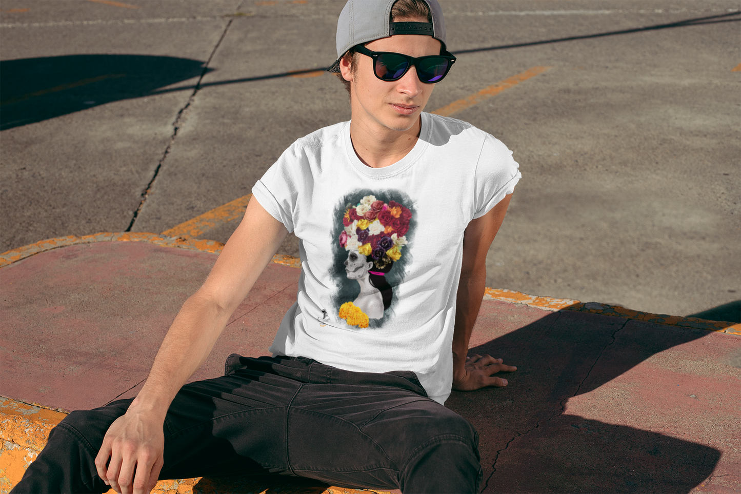 Playera Blanca Catrina