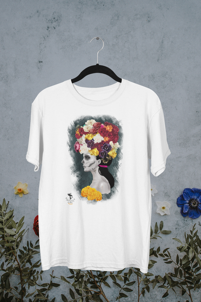 Playera Blanca Catrina