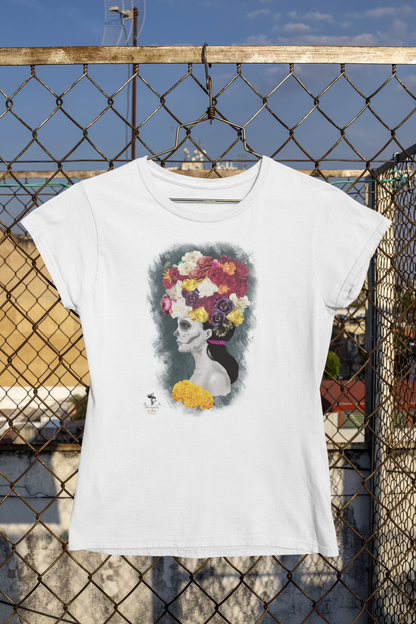 Playera Blanca Catrina
