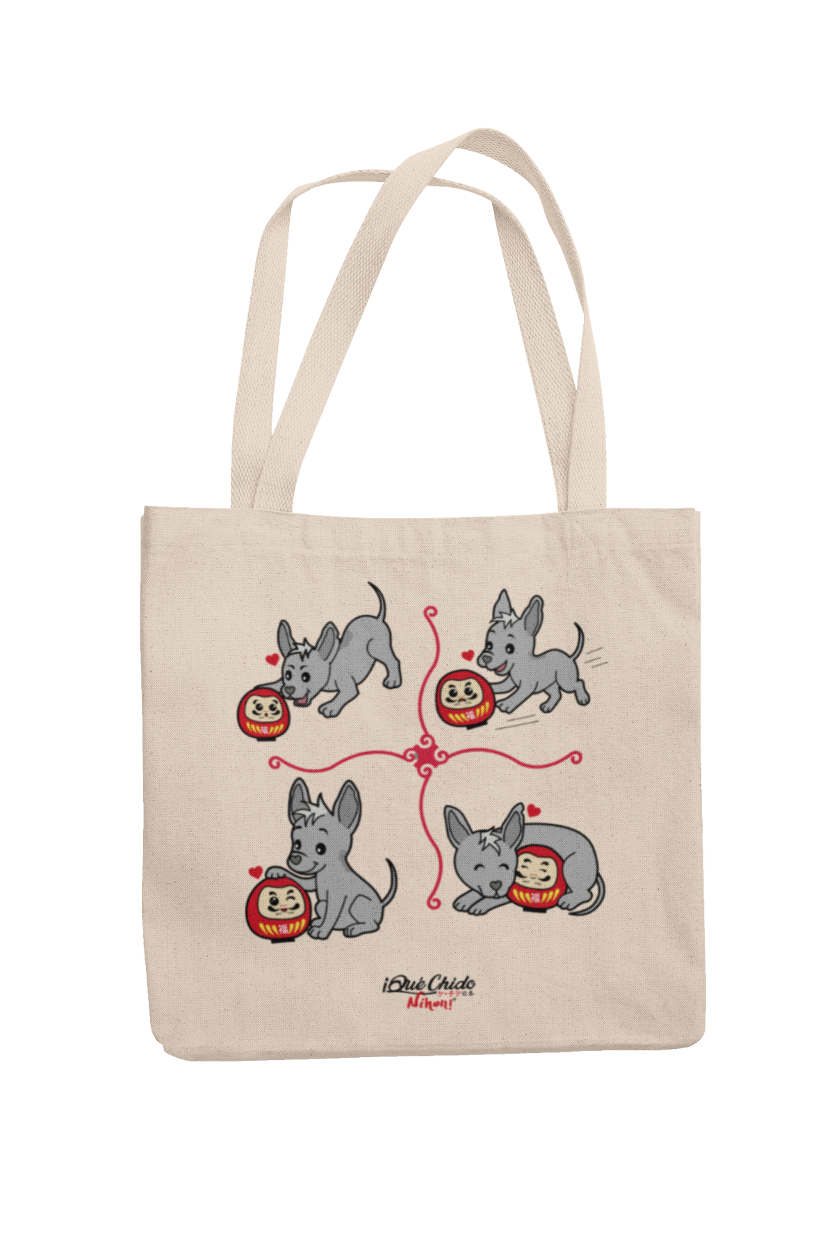 Bolsa de manta Xolo y Daruma